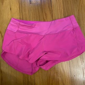 Lululemon speed up shorts 2.5 inch